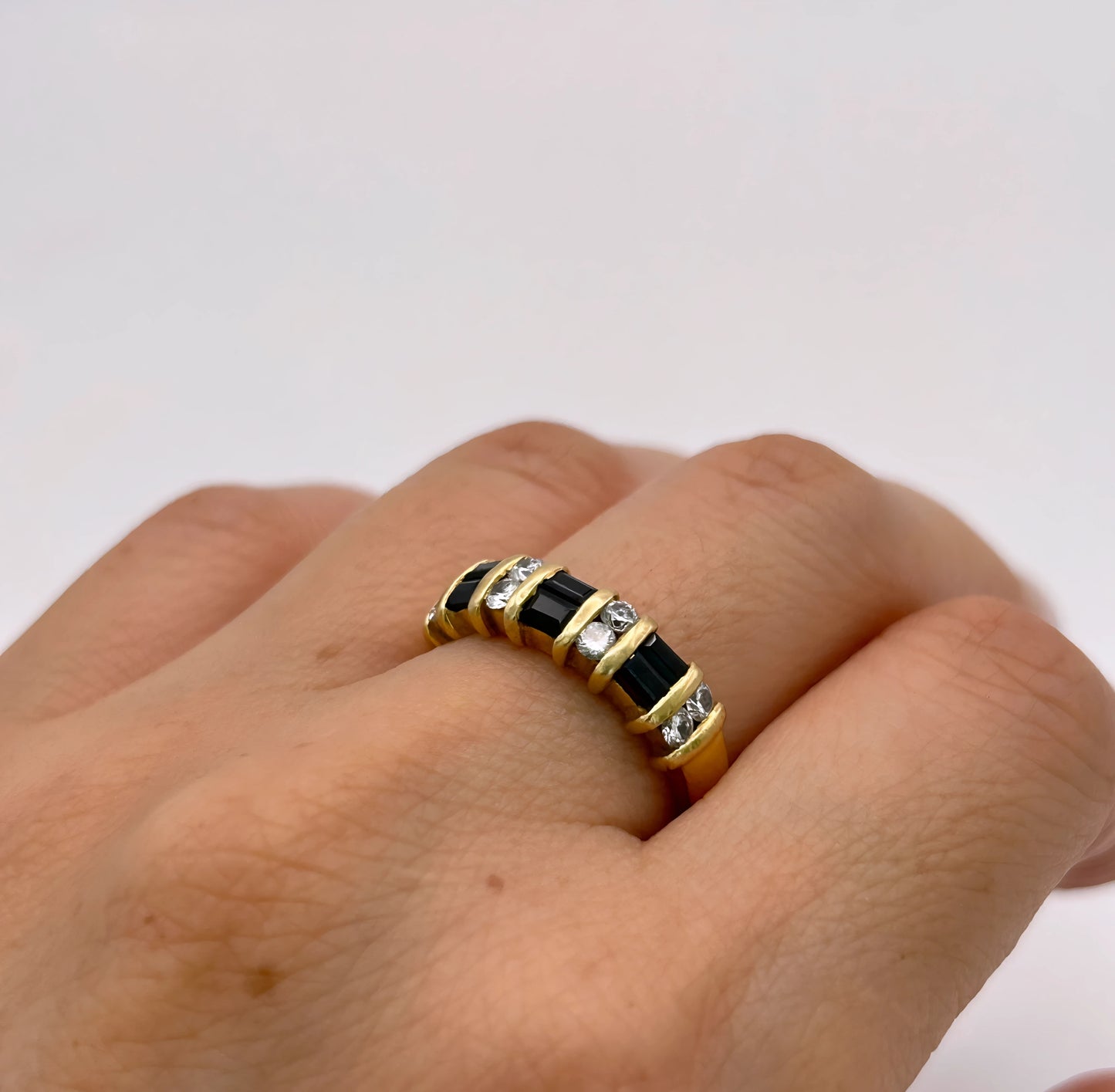 NZGD | 18ct Gold Golden Symphony Sapphire Ring Valuation $5,100