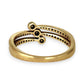GOLD DEAL | FLASH SALE 9ct (9K) Gold Radiant Trio Diamond Ring Size O