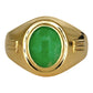 NZGD | 18ct Gold Heritage Jade Crest Ring Valuation $8,250
