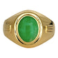 NZGD | 18ct Gold Heritage Jade Crest Ring Valuation $8,250