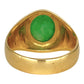 NZGD | 18ct Gold Heritage Jade Crest Ring Valuation $8,250