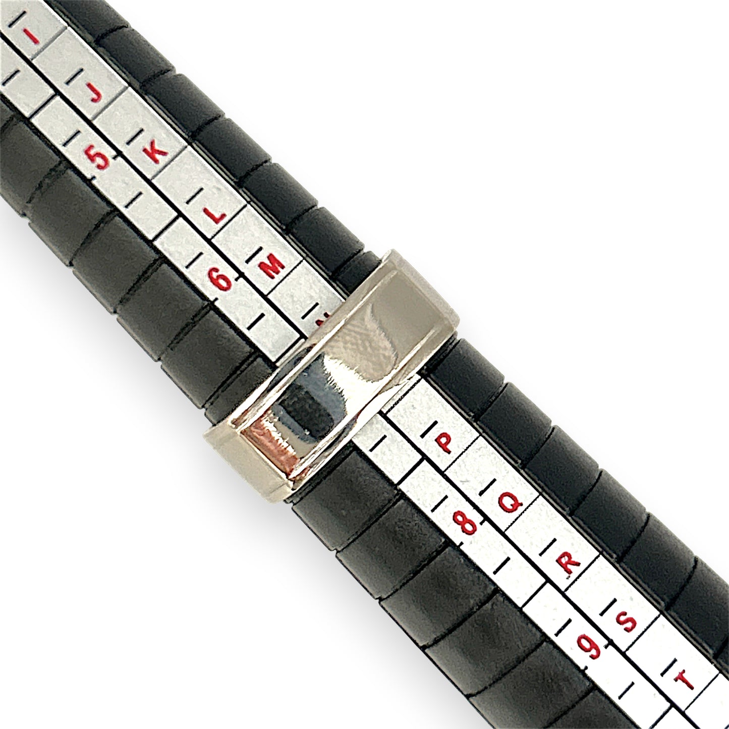 GOLD DEAL | 18kt White Gold Modernist Prism Edge Band