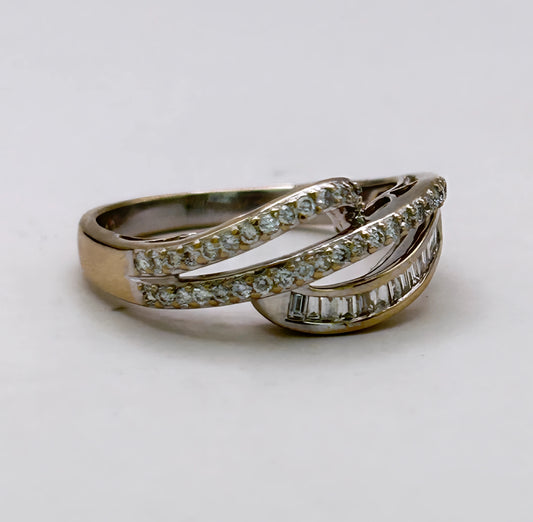 NZGD | 18ct Gold Luxe Baguette & Brilliant Ring Valuation $4,500