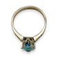 GOLD DEAL | 18kt White Gold Blue Topaz Reverie Ring Valuation $4,785