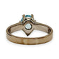 GOLD DEAL | 18kt White Gold Blue Topaz Reverie Ring Valuation $4,785