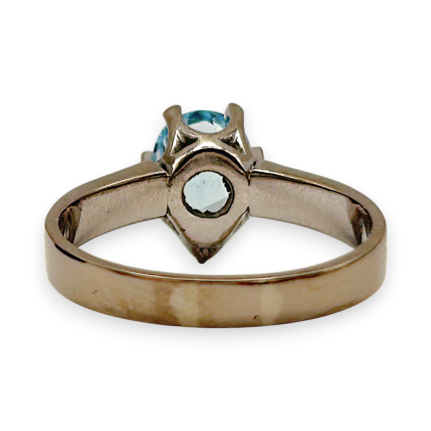 GOLD DEAL | 18kt White Gold Blue Topaz Reverie Ring Valuation $4,785
