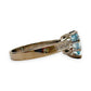 GOLD DEAL | 18kt White Gold Blue Topaz Reverie Ring Valuation $4,785