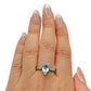 GOLD DEAL | 18kt White Gold Blue Topaz Reverie Ring Valuation $4,785