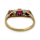 NZGD | 18ct Gold Scarlet Symphony Heirloom Ring Size P 1/2