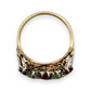 NZGD | 18ct Gold Scarlet Symphony Heirloom Ring Size P 1/2