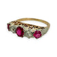 NZGD | 18ct Gold Scarlet Symphony Heirloom Ring Size P 1/2