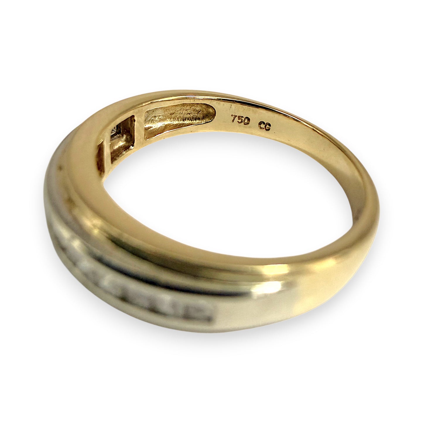 NZGD | 18ct Gold Eternal Prism of Light Ring Size O