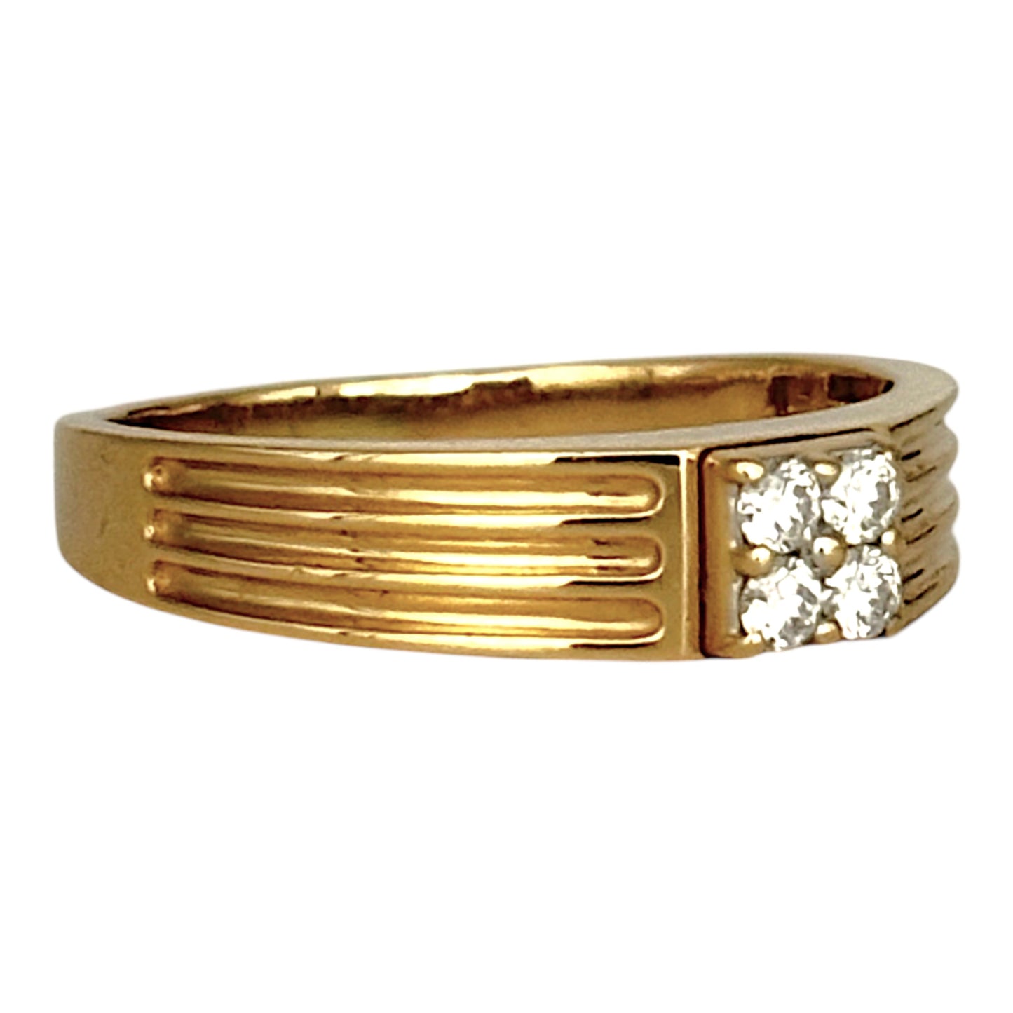 NZGD | 18ct Gold Eternal Quad Spark Ring Valuation $4,100