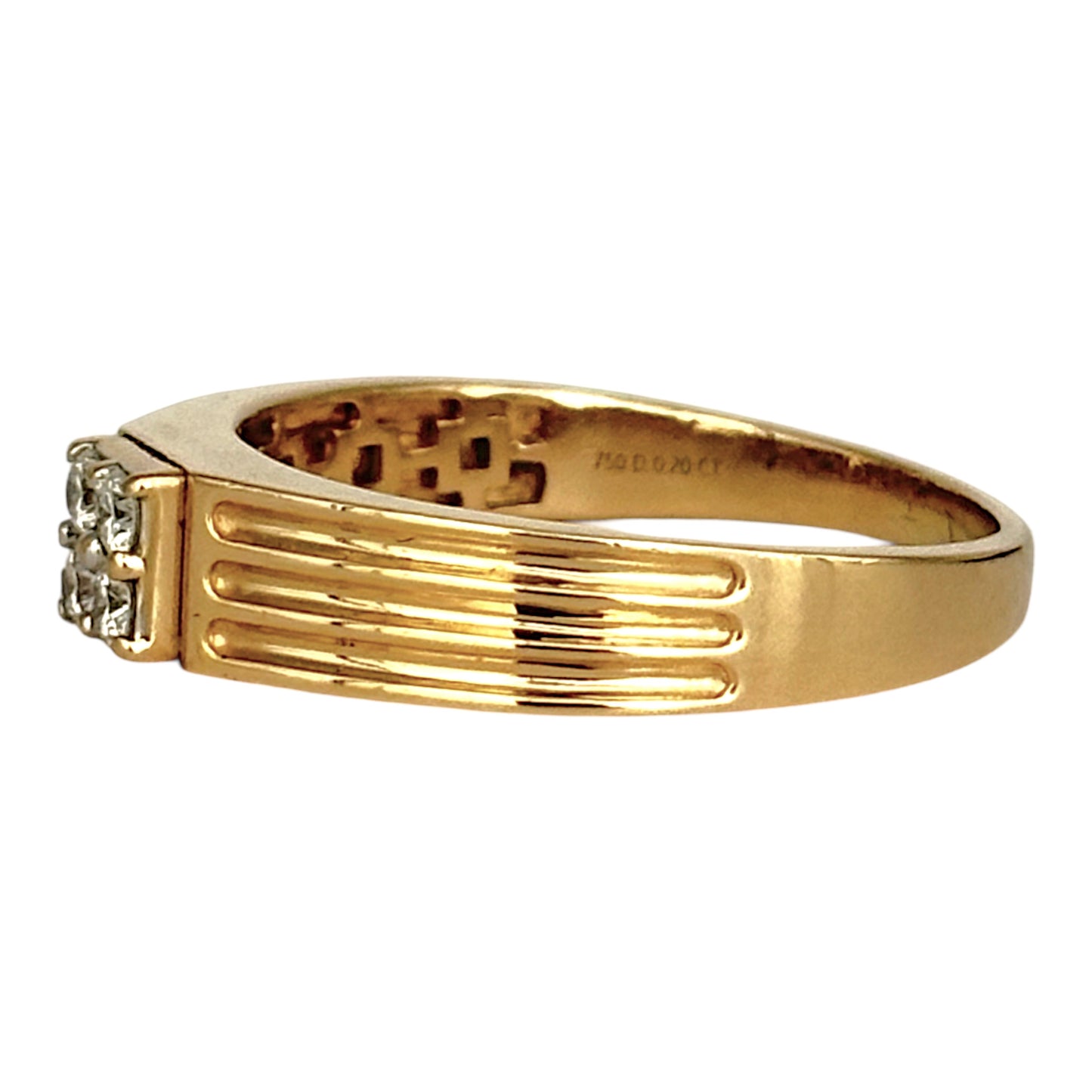NZGD | 18ct Gold Eternal Quad Spark Ring Valuation $4,100