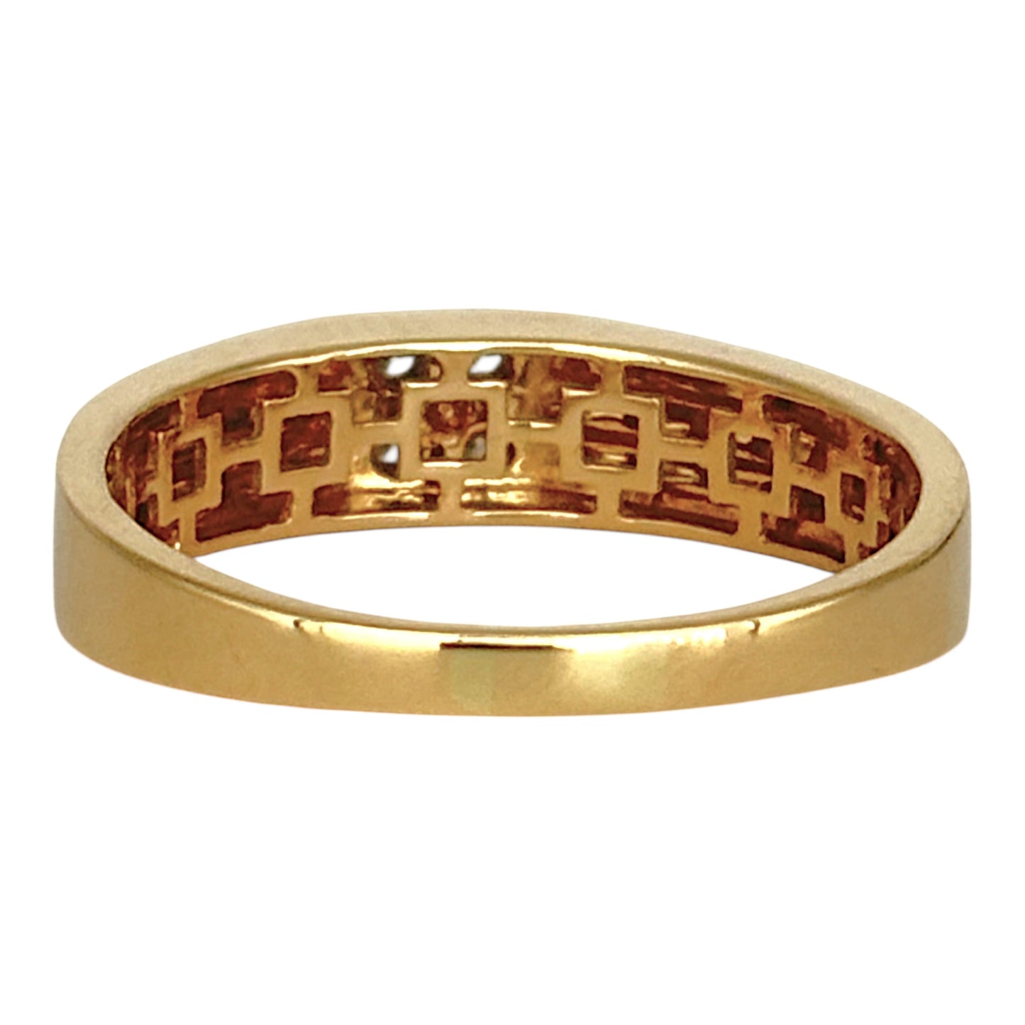 NZGD | 18ct Gold Eternal Quad Spark Ring Valuation $4,100
