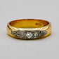 NZGD | 18ct Y/W Gold Dual‑Tone Diamond Heirloom Ring Valuation $6,600