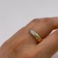 NZGD | 18ct Y/W Gold Dual‑Tone Diamond Heirloom Ring Valuation $6,600