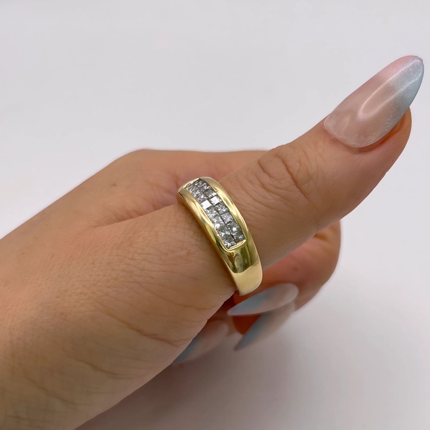 NZGD | 18ct Gold Solid Heritage Diamond Ring Valuation $7,450