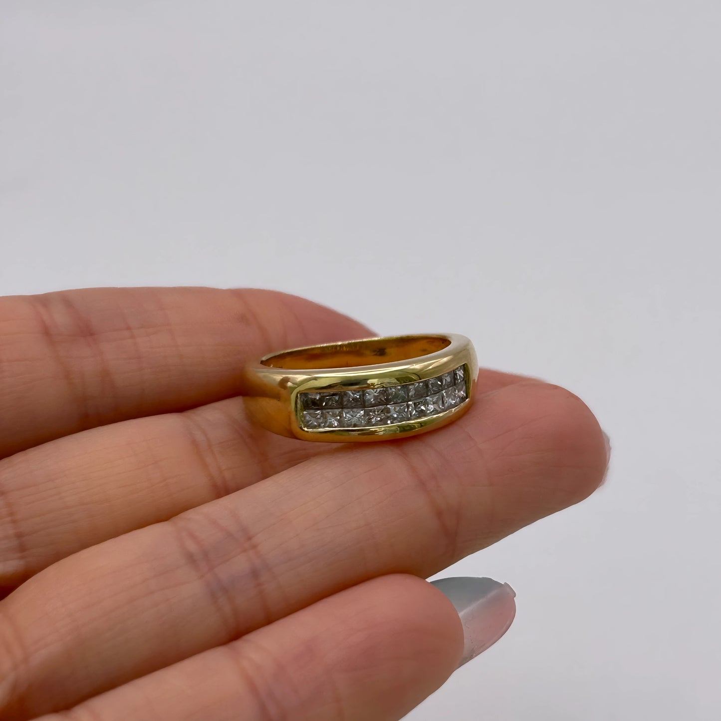 NZGD | 18ct Gold Solid Heritage Diamond Ring Valuation $7,450