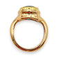GOLD DEAL | 18kt & 9kt Y/R Gold Aurora Blue Sovereign Ring Valuation $5,700