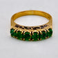 NZGD | 18ct Gold Emerald Horizon BandValuation $4,050