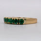 NZGD | 18ct Gold Emerald Horizon BandValuation $4,050