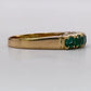 NZGD | 18ct Gold Emerald Horizon BandValuation $4,050