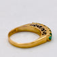 NZGD | 18ct Gold Emerald Horizon BandValuation $4,050