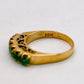 NZGD | 18ct Gold Emerald Horizon BandValuation $4,050