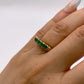 NZGD | 18ct Gold Emerald Horizon BandValuation $4,050
