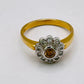 NZGD | 18ct Gold Champagne Bloom Diamond Ring Valuation $7,250