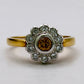 NZGD | 18ct Gold Champagne Bloom Diamond Ring Valuation $7,250