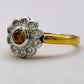NZGD | 18ct Gold Champagne Bloom Diamond Ring Valuation $7,250