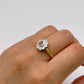 NZGD | 18ct Gold Champagne Bloom Diamond Ring Valuation $7,250