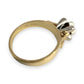NZGD | 18ct Gold Crown of Petals Diamond Ring Size N