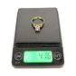 NZGD | 18ct Gold Crown of Petals Diamond Ring Size N