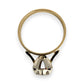 NZGD | 18ct Gold Crown of Petals Diamond Ring Size N