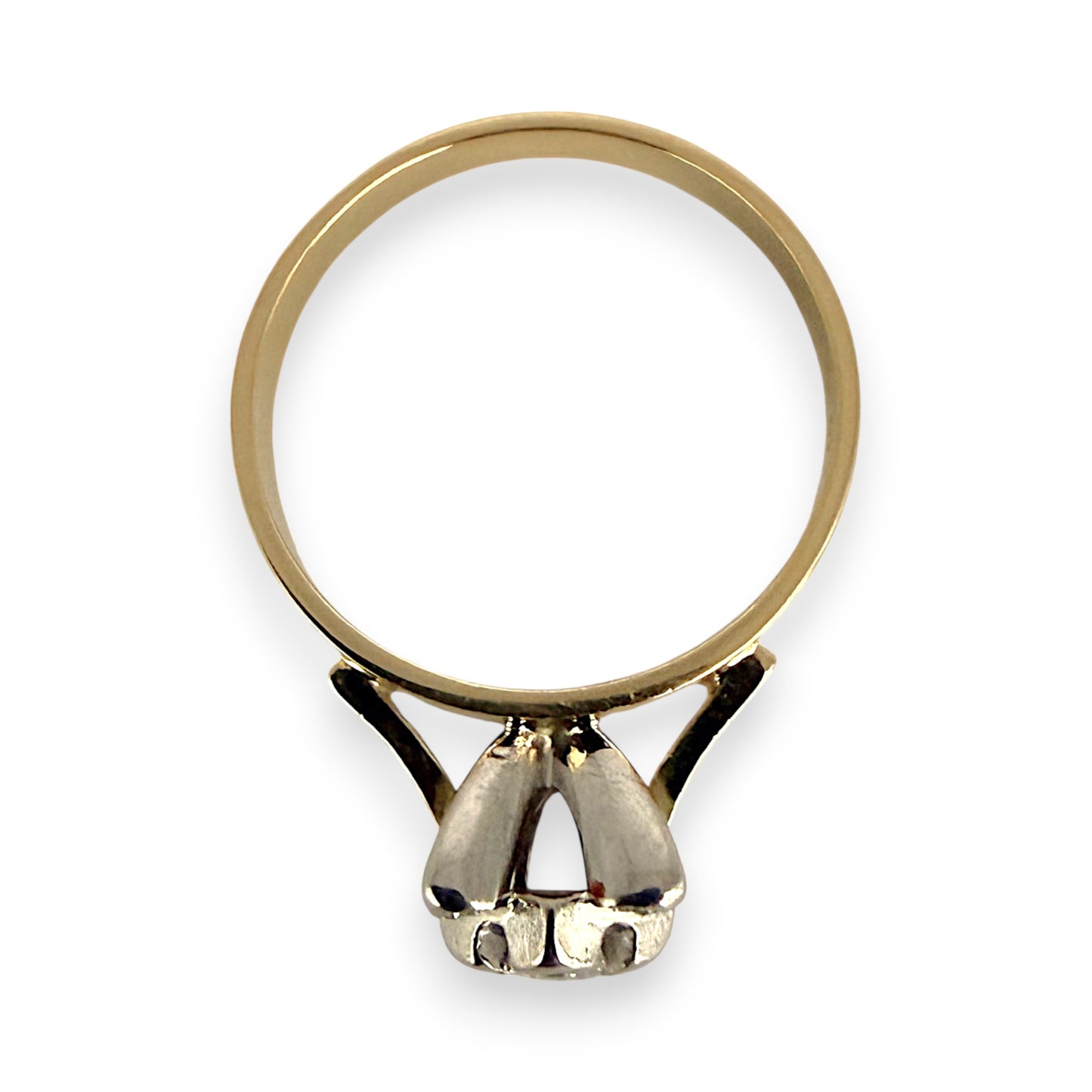NZGD | 18ct Gold Crown of Petals Diamond Ring Size N