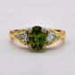 NZGD | 18ct Gold Verdant Crown Trilogy Ring Valuation $7,300