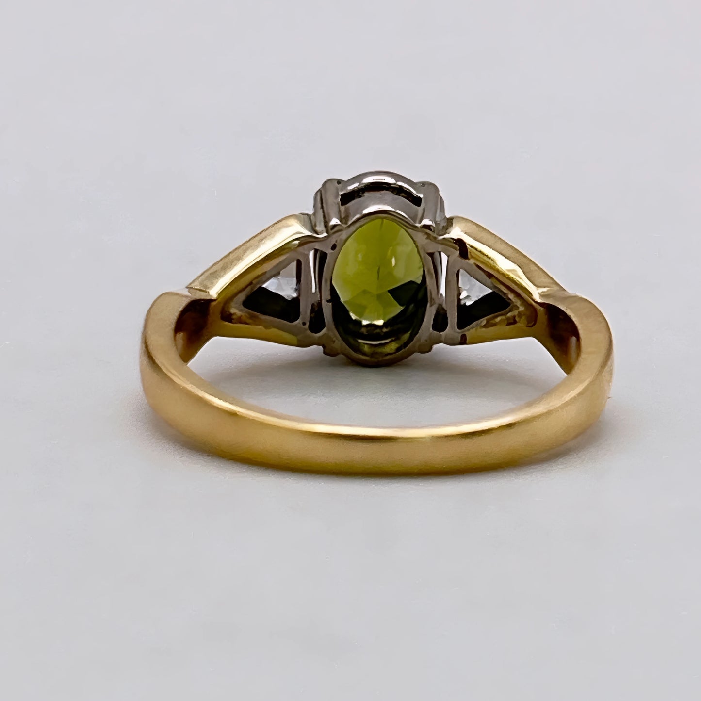 NZGD | 18ct Gold Verdant Crown Trilogy Ring Valuation $7,300