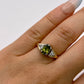 NZGD | 18ct Gold Verdant Crown Trilogy Ring Valuation $7,300