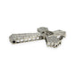 NZGD | 18ct White Gold Lumière Trinity Cross Pendant 39.3mm