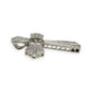 NZGD | 18ct White Gold Lumière Trinity Cross Pendant 39.3mm