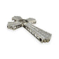 NZGD | 18ct White Gold Lumière Trinity Cross Pendant 39.3mm