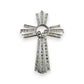 NZGD | 18ct White Gold Lumière Trinity Cross Pendant 39.3mm