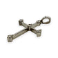 NZGD | 18ct Whtie Gold Trinity Diamond Cross 24.7mm