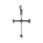 NZGD | 18ct Whtie Gold Trinity Diamond Cross 24.7mm