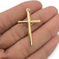 NZGD | 18ct Gold UNOAERRE Crucifix of Faith 35.3mm