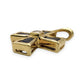 NZGD | 18ct Gold Regal Sapphire Cross Pendant 18.8mm