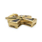 NZGD | 18ct Gold Regal Sapphire Cross Pendant 18.8mm